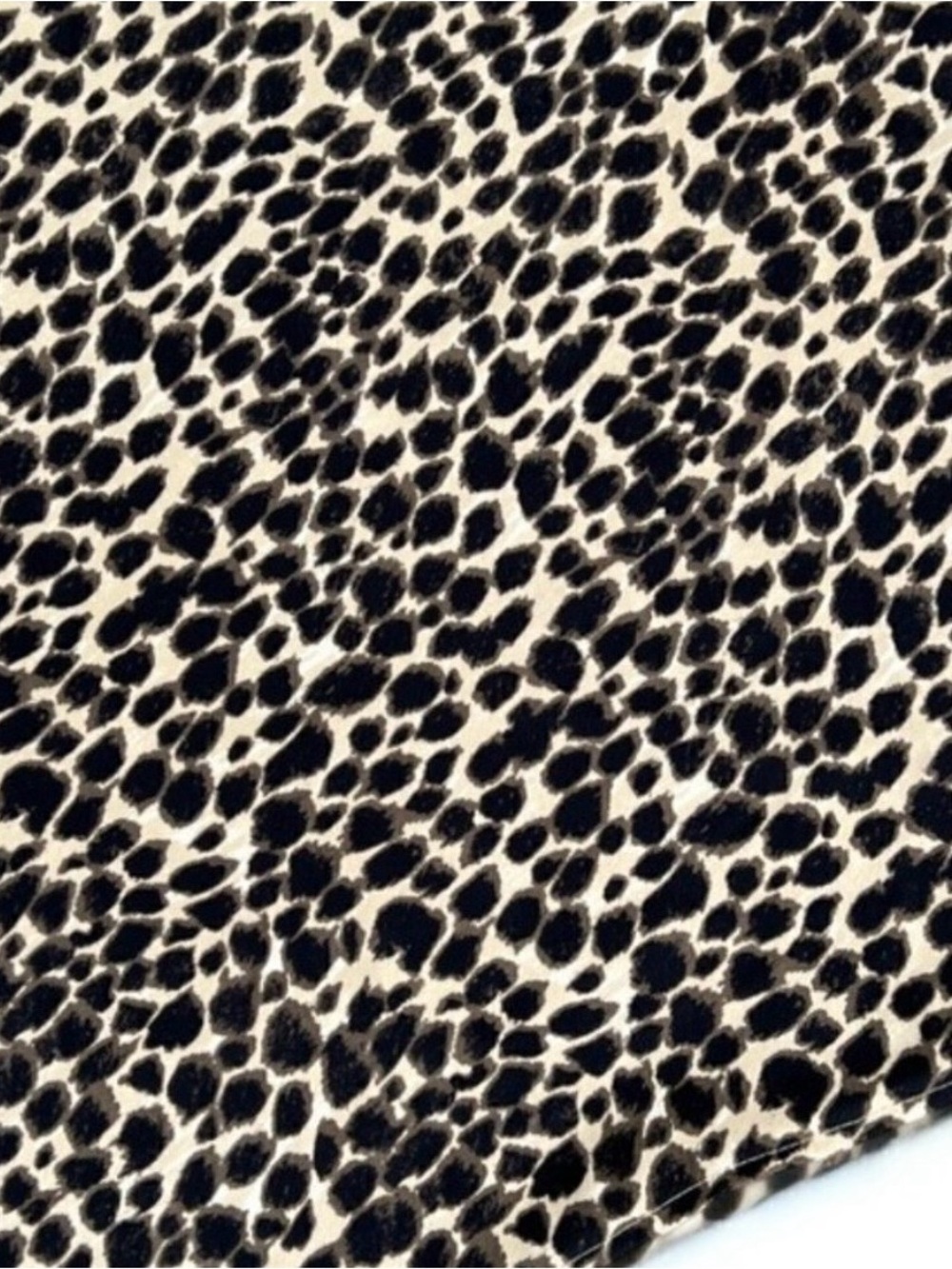 J.Crew  Leopard Print Pull On Elastic Waistband A-Line Midi Skirt - Brown - Picture 4 of 4